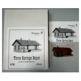 BTS Structures Three Spring Depot S Scale Model.