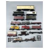 Train Cars, Box Cars, Open Wagons, Tanker Car.