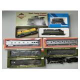 Reading Locomotive Engine, Caboosr, Sleepers.