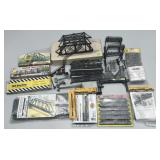 HO Scale Model Kits, Bridges, Flat Car, Signals.