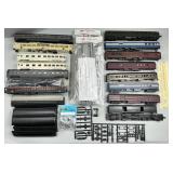 Passenger Cars, Shells, Train Parts & Kits.