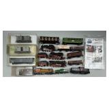 Various Scaled Train Engines, Tenders & Cars