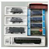 Passenger Cars, Gondulas, & Reefers.