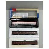 Walthers Pennsylvania Pullman Sleeper Cars.