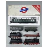 Train Locomotive Engines & Passenger Cars.