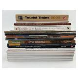 Passenger Train Mags, Railroad Guides and Books.