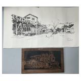 Signed 149/750 Stanton Hamlet Railway Mine Print.