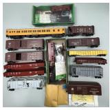 Train Cars, Passenger, Box Cars, Hoppers.