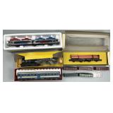 Crane Car, Passenger Car, Open Freight, Gondolas.