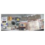 HO Scale Scenery Pieces, Trees, Walls, Road, Sand.