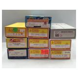 Train Car Model Kits, Boxcars, Reefers, Tender.