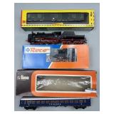 Train Engines, Passenger Cars.
