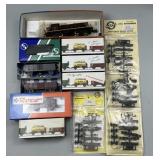 Train locomotive, Train Cars, Gondolas.