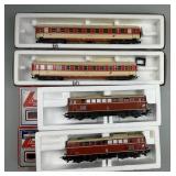 OBB Locomotive Engines & Passenger Cars.