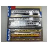Walthers Passenger Train Cars.