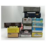 Locomotive, Baggage, Boxcars, Reefers, Model Kits.