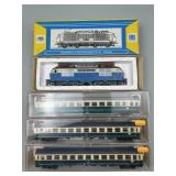Electric Train Engine & Passenger Cars.