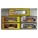 MTH Rail King Boxcars, Tanker & Observation Car.