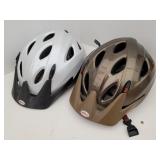 (2) Bell Adult Bike Helmets