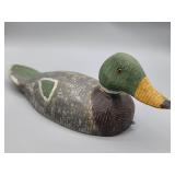 Rustic Wood Carved Duck Decoy