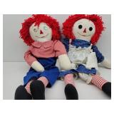 Raggedy Anne & Andy Stuffed Dolls