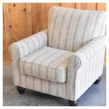 Light Stripe Occasional Accent Chair
