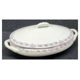 Violette Semi-Porcelain Oval Lidded Dish