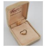 Black Hills Gold 10K Heart Pendant 0.8g