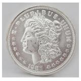 1985 One Troy Oz Fine Silver Round Silver Trade...