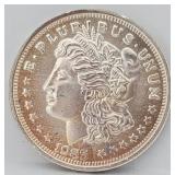 1985 One Troy Oz Fine Silver Round Silver Trade...