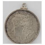 1984-O Morgan Silver Dollar Pendant