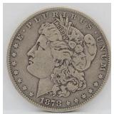 1878-P Morgan Silver Dollar - F