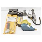 Spark Plug Cleaner, Air Chucks, Pressure Gauges