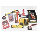 Digital Multi-meter, Drill Bits, Pipe Wrench...