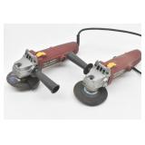 (2) Chicago Electric 4 1/2" Angle Grinders w/ Case