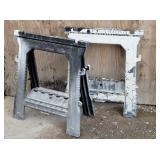(2) Stanley Folding Sawhorses