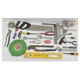 Hand Tools Collection: Saw, Level, Adjustable ...