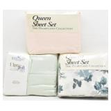 (3) Queen Sheet Sets: Heartland Collection & ...