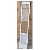 White Pet Door 77" Tall x 15" Wide