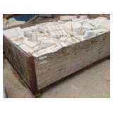 Crate of Plaster Molds for Ceramics 50" x 72" x 2