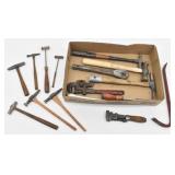 Vintage Hand Tools: Various Hammers, Wrenches...