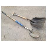 Kobalt Round Point Shovel & A Scoop Shovel