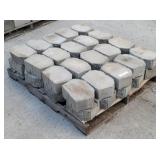 Pallet of Concrete Pavers (40)