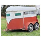 Stidham Tandem Axle Horse Trailer