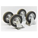 (4) Fixed Casters w/ 8" Cushion Tires