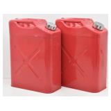 (2) Jerry Cans 5 gal