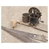 Enterprise Cast Iron Sausage Stuffer, Saws & ...