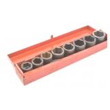 (8) 3/4" Sockets SAE & Case