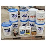 Total Wall Stucco, Log Jam Chinking, Okon...