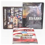 (3) Coffee Table Books: IDAHO, America, We ...
